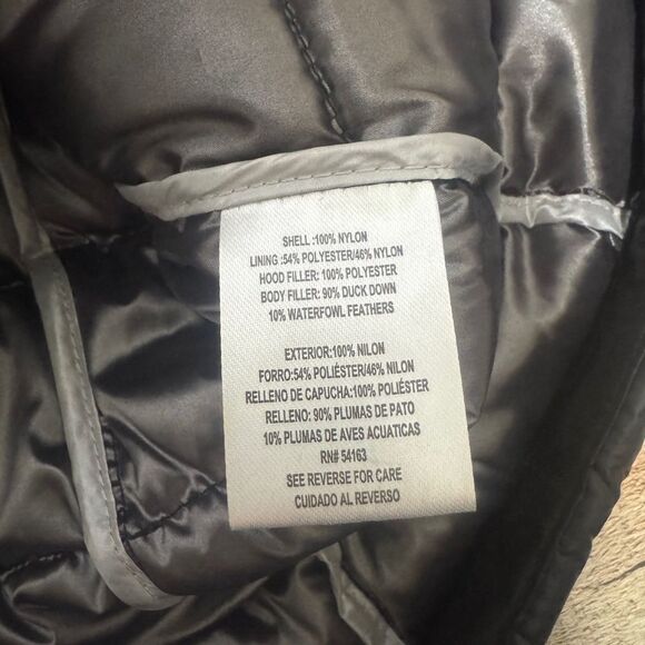 Andrew Marc black puffer jacket packable lightweight premium down - Picture 8 of 12
